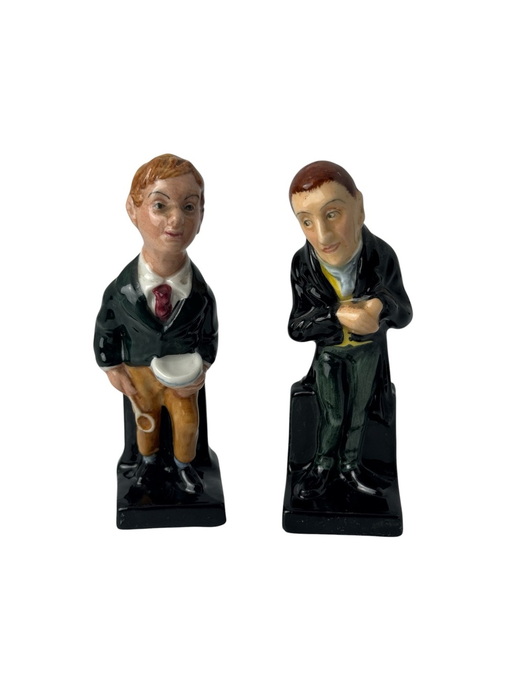 Royal Doulton England Miniature Porcelain Figurines - Oliver Twist & Uriah Heep